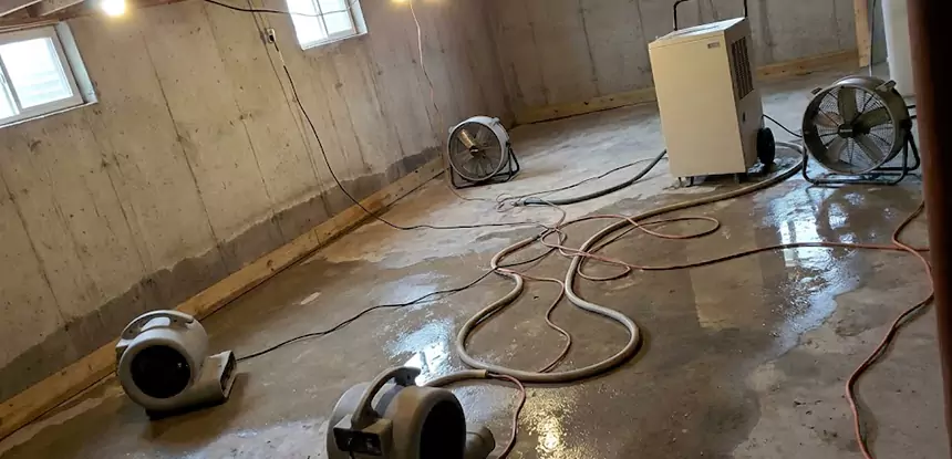 Large-Scale Water Damage Cleanup in Peculiar
